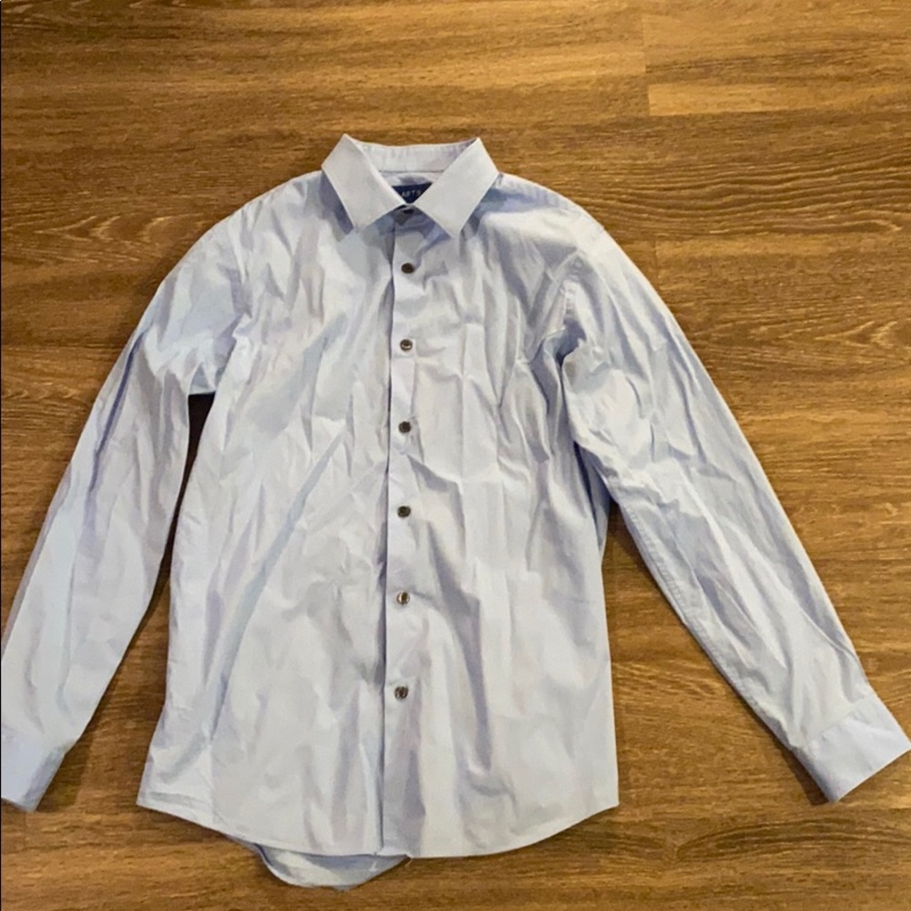 Blue button up Slim fit